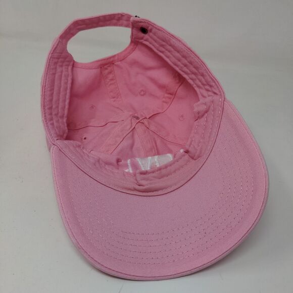 Unbranded Women's Slideback Hat Pink Adjustable Embroidered LOVE Logo - Picture 6 of 6